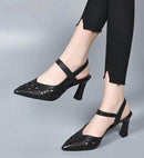 Scarpin Fiorella de Couro - Coleção 2025 (Promoção Black Friday)